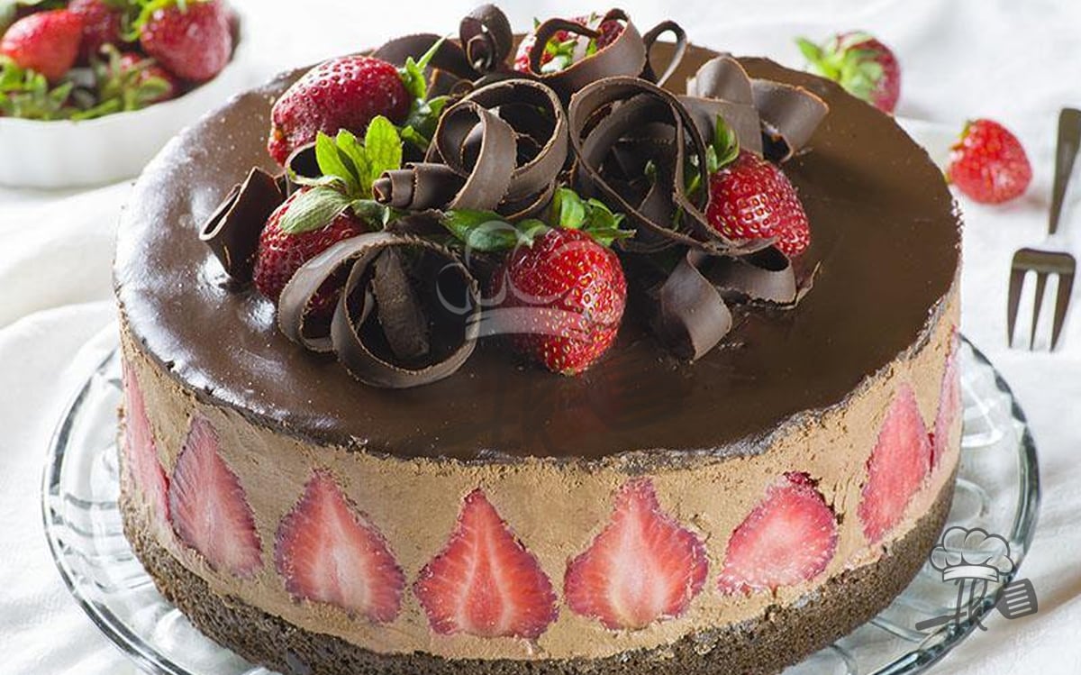 Schoko-Erdbeer-Mousse-Torte – Einfache Rezepte